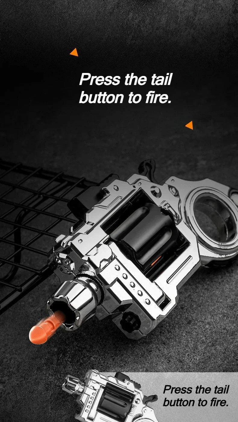 Metal Fidget Spinner Revolver For Stress Relief