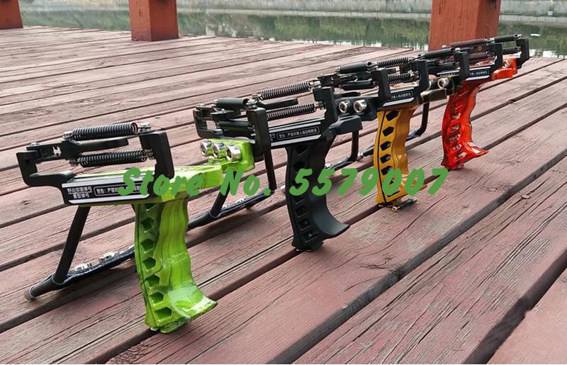 Professional Hunting Or Fishing Slingshot With Powerful Laser.
