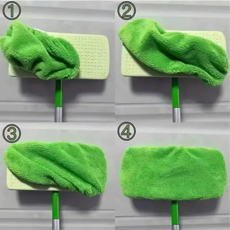 4Pcs Reusable Replacement Ultra-fine Fiber Mop Cover