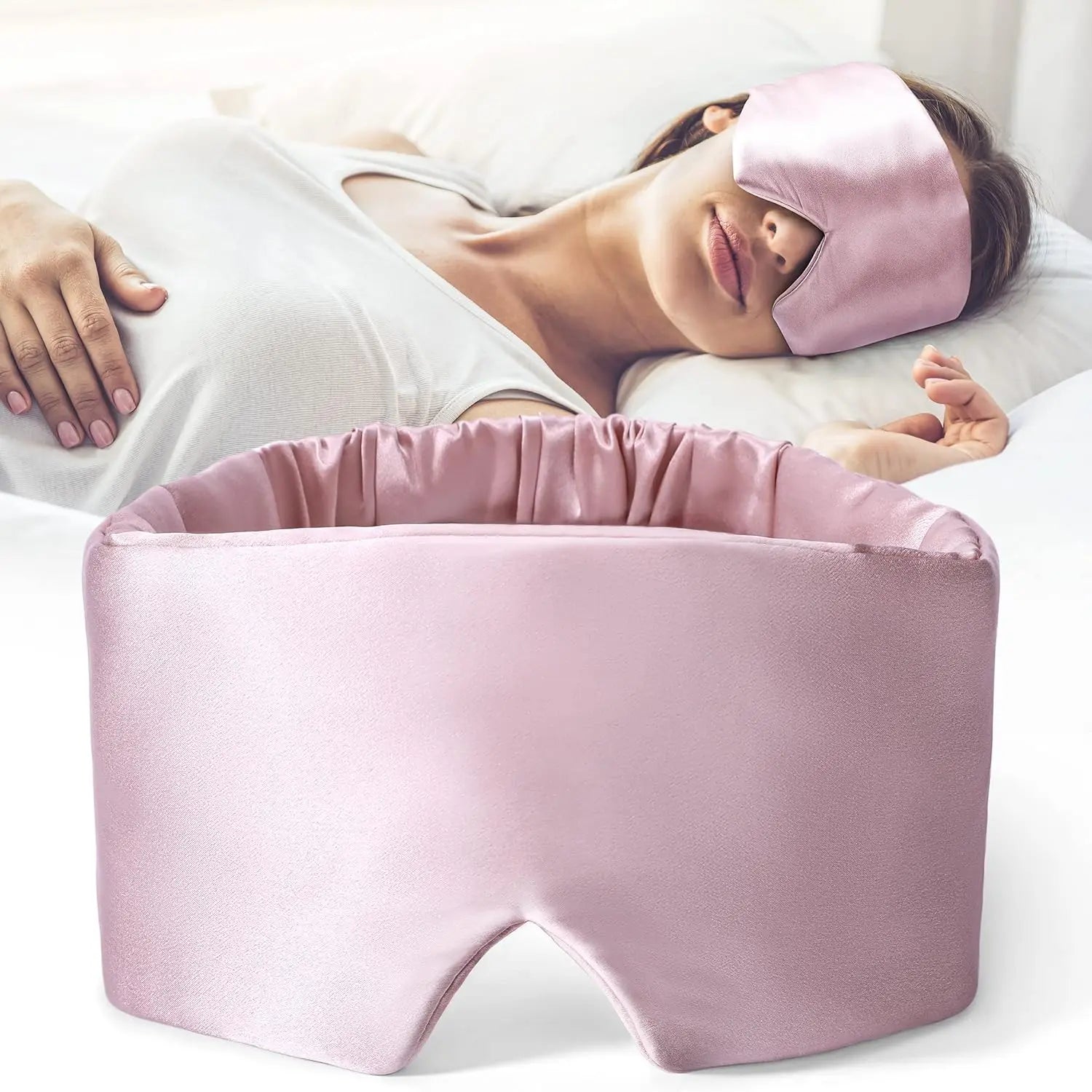 100% Natural Silk Breathable Blackout Sleep Mask