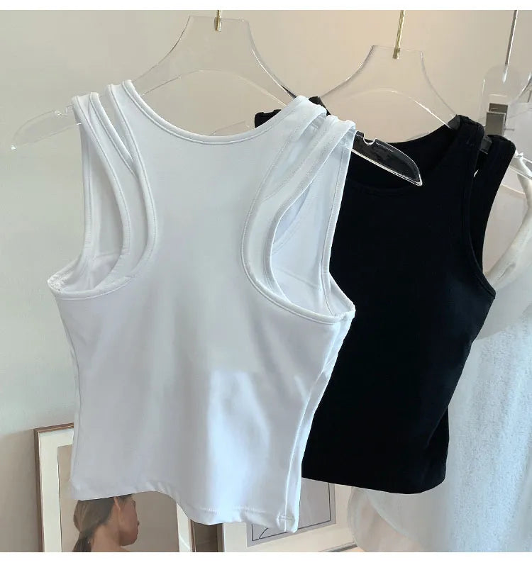 Women Sports Halter With Inner Padded Bra