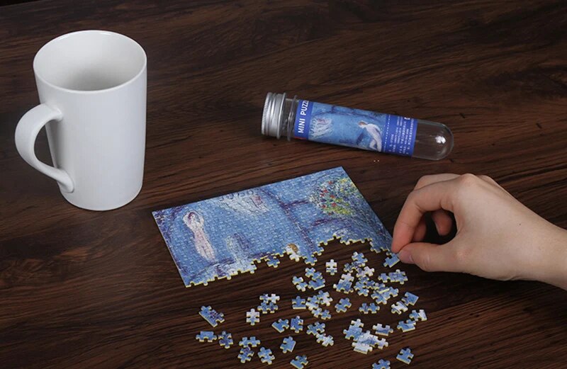 150 Pieces Mini Test Tube Jigsaw Puzzles.