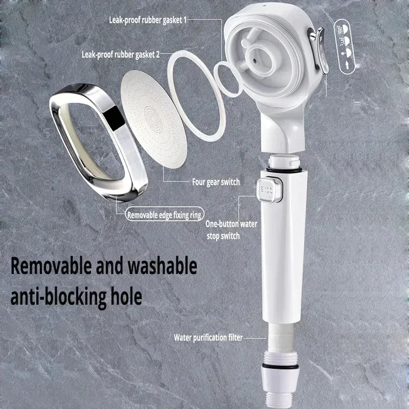 Xiaomi High Pressure 3 Mode Adjustable Shower Head With Filter