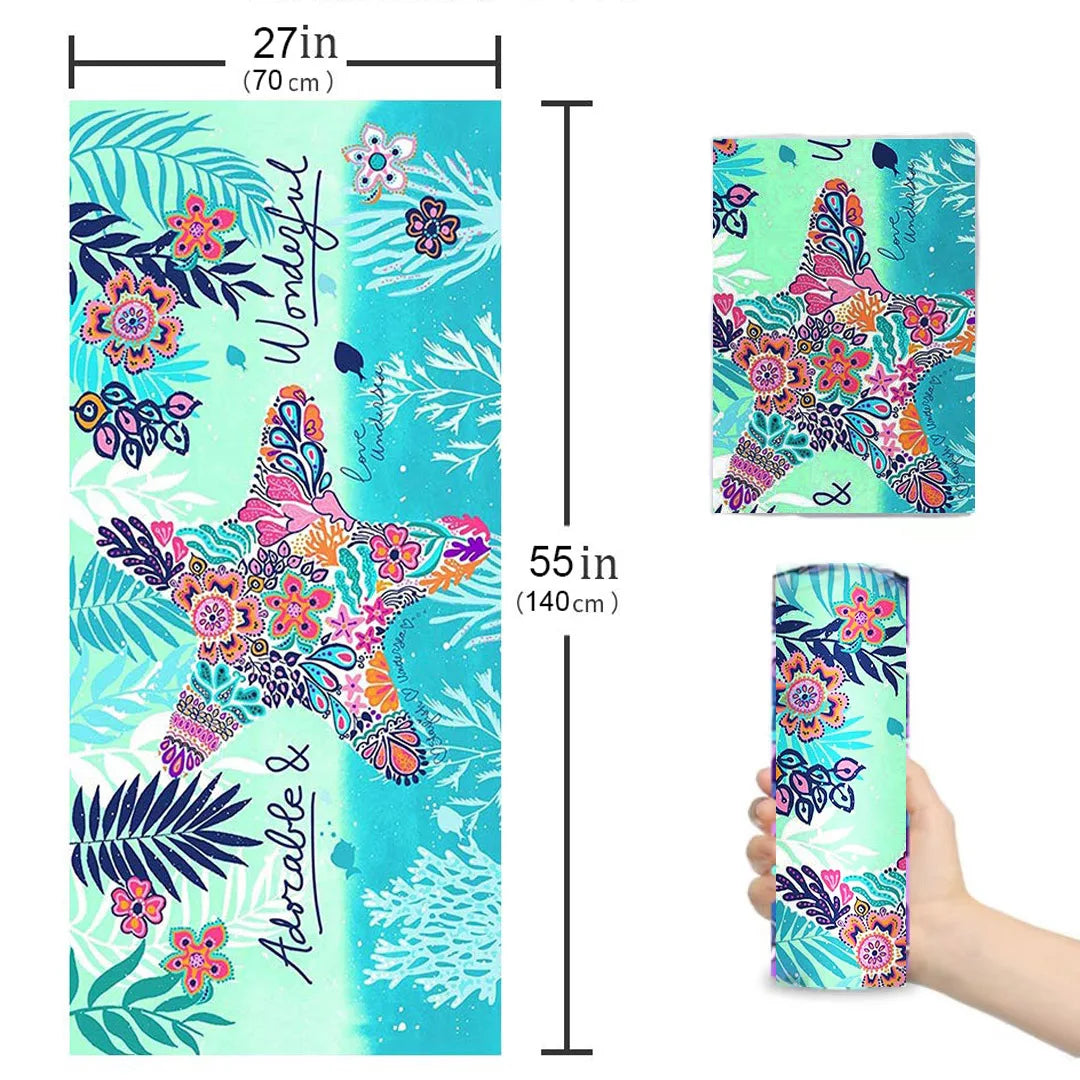 Microfiber Beach Towels For Quick-Drying