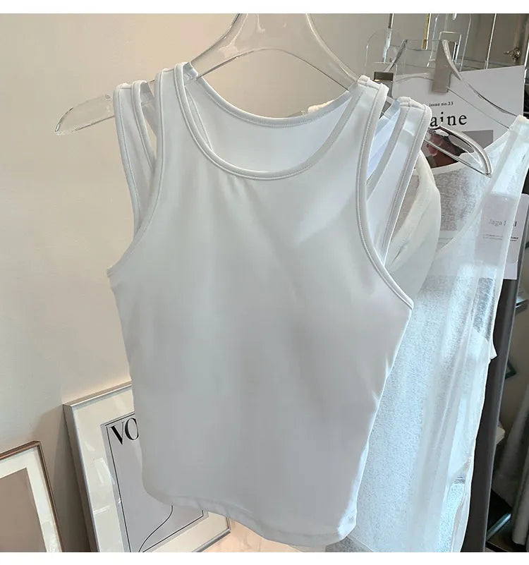 Women Sports Halter With Inner Padded Bra