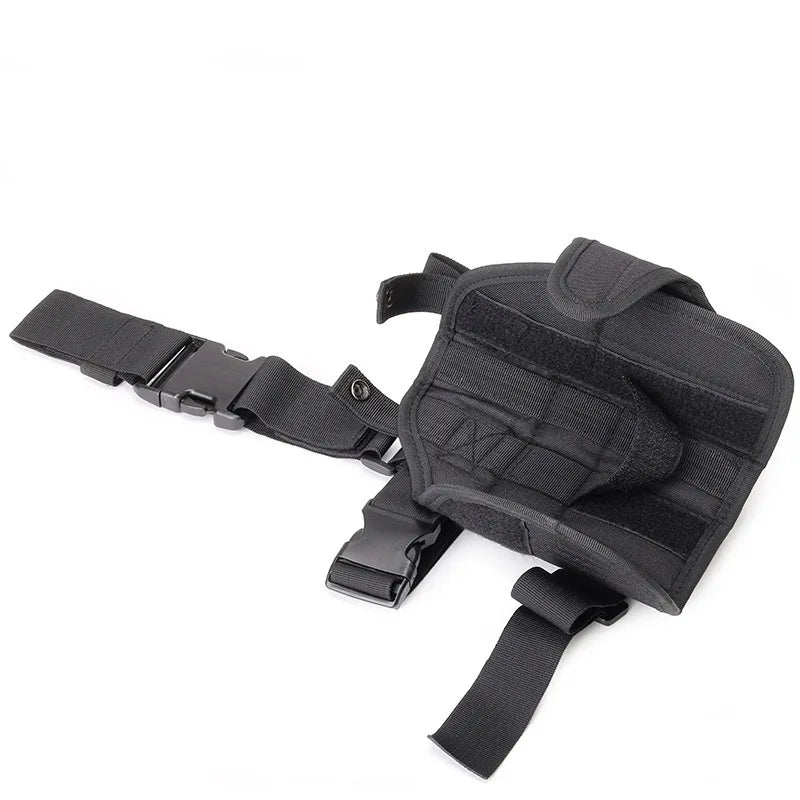 Universal Tactical Right Hand Leg Gun Holster For Airsoft Glock, Beretta Handgun