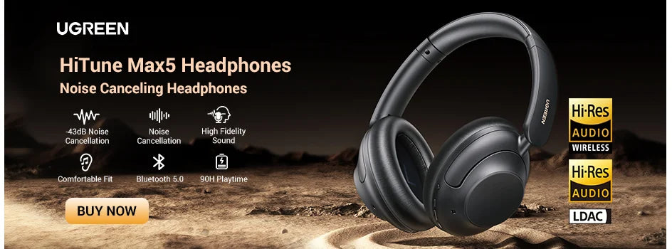 UGREEN USB C to 3.5mm Audio Headphone For Samsung Galaxy A52s S22 S21 iPad Pro