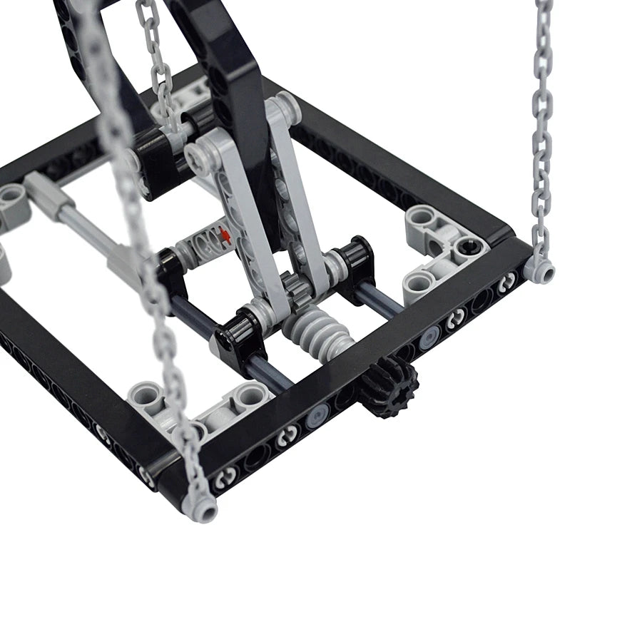 MOC Anti-Gravity Building Brick Set With Technical Suspension Tension Balancing Frame