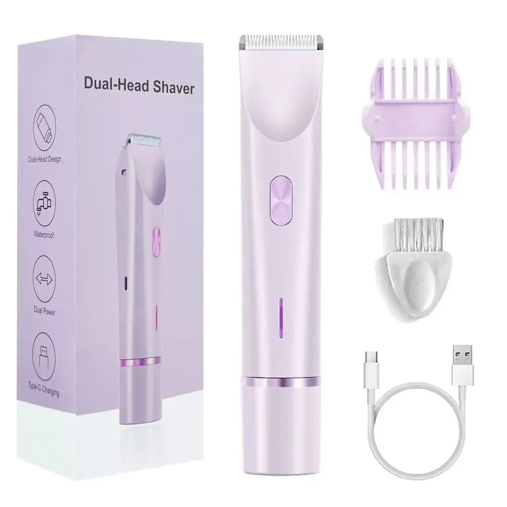 Women's Waterproof Rechargeable Mini Electric Shaver