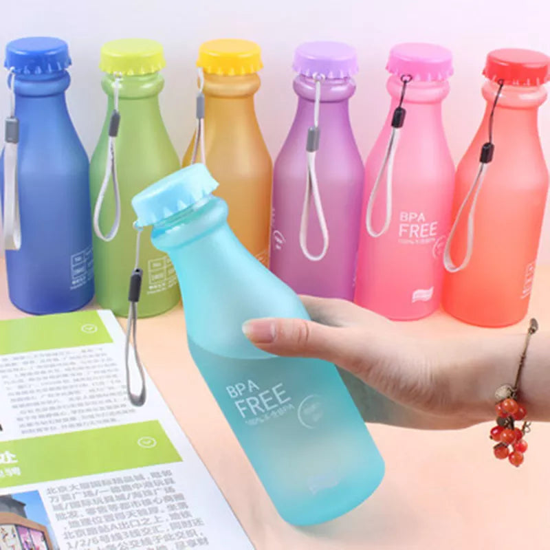 550ML BPA Free Screw Top Water Bottle For Travel, Sports OR Camping.