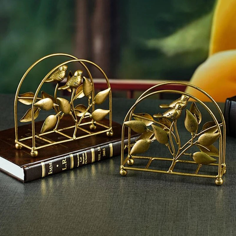 Wrought Iron Antique Style Napkin Holder