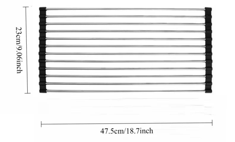 Stainless Steel Dish Drain Rack Or Vegetable Strainer Rack