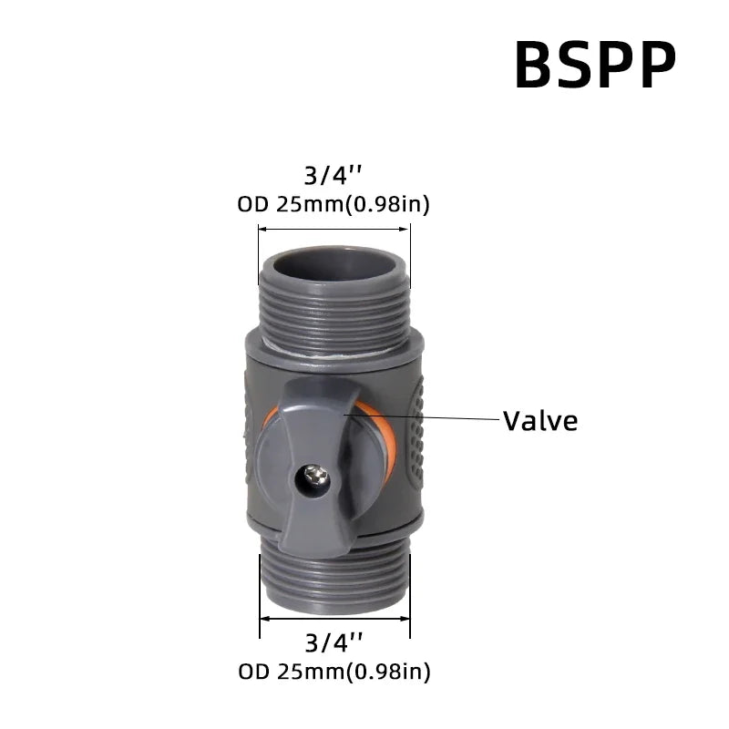 1-Pcs 1/2" 3/4" 1" Garden Hose Quick Connect Adapters