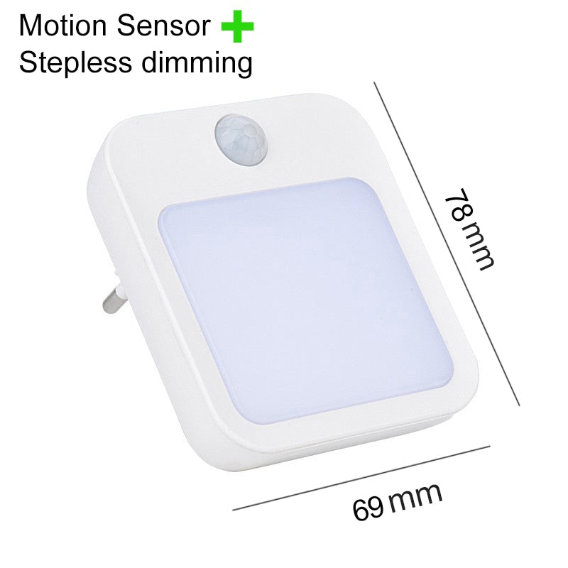 Plug In LED Motion Sensor Night Light.