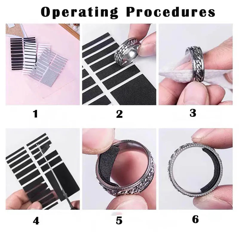 Silicone Transparent Adhesive Ring Size Adjuster