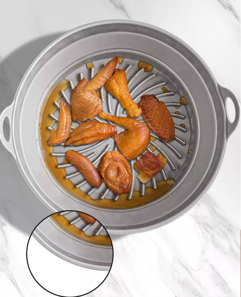 Silicone Foldable Air Fryer Basket.