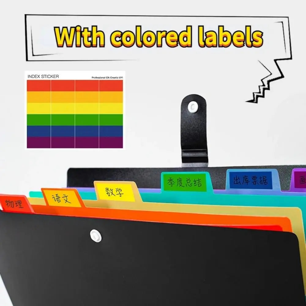 Plastic A4 Accordion Paper Organizer Folder