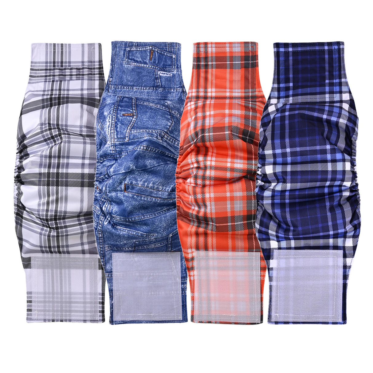 2/3/4/5Pack Cotton Cloth Diaper For Male Dogs