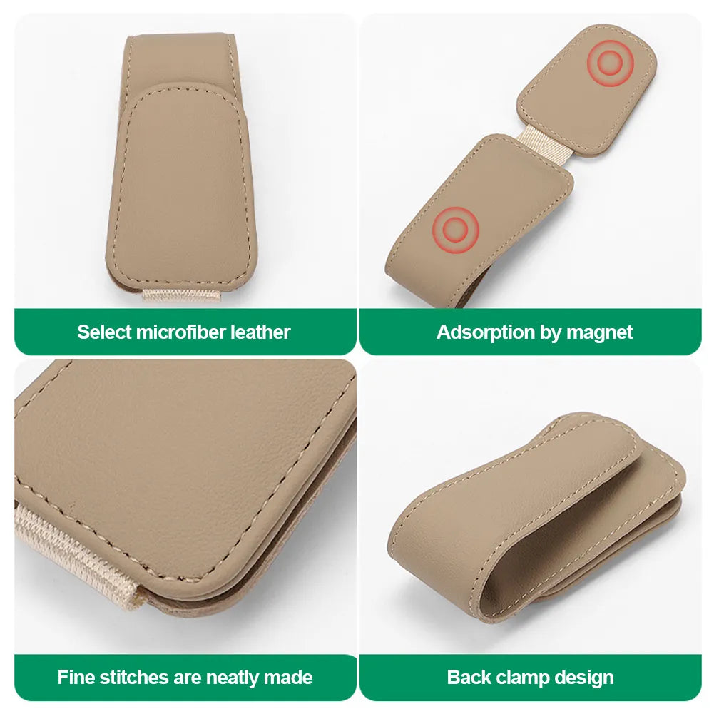 Universal Auto Sun Visor Card And Sunglass Clips