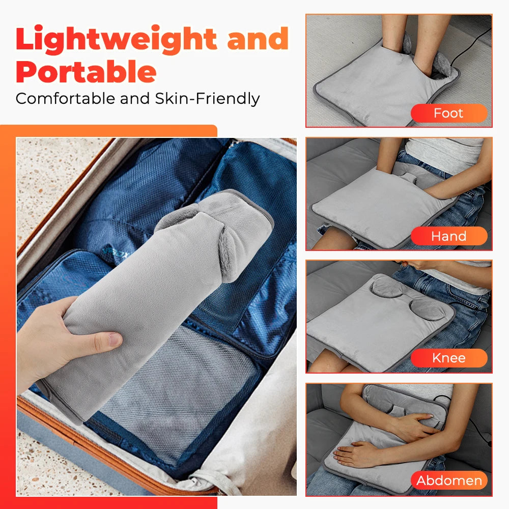 Heating Foot Pad With Timer And 4 Levels Of Heat