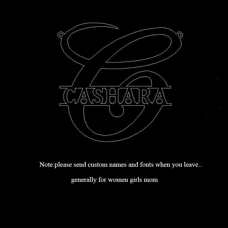 Vintage Custom stainless steel personalized necklace.