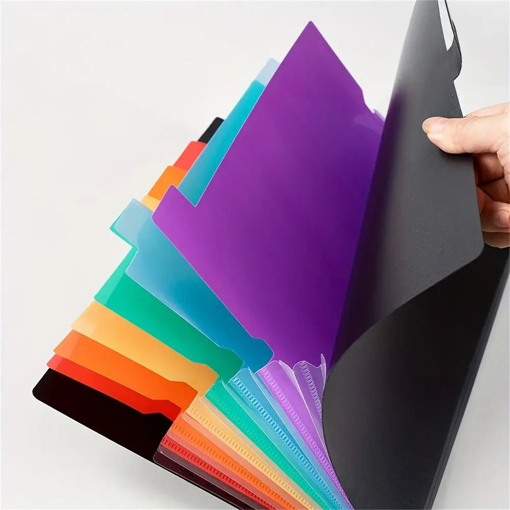 Plastic A4 Accordion Paper Organizer Folder