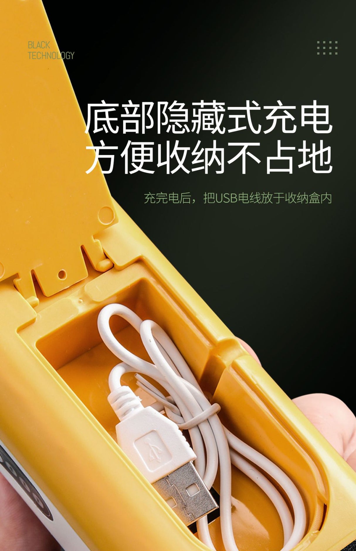 USB Rechargeable Electric Knife Sharpener.