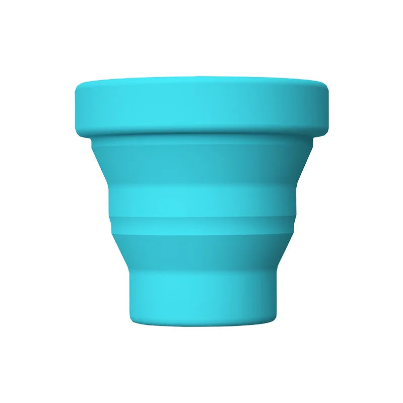Silicone Heat Resistant Folding Water Cup With Lids