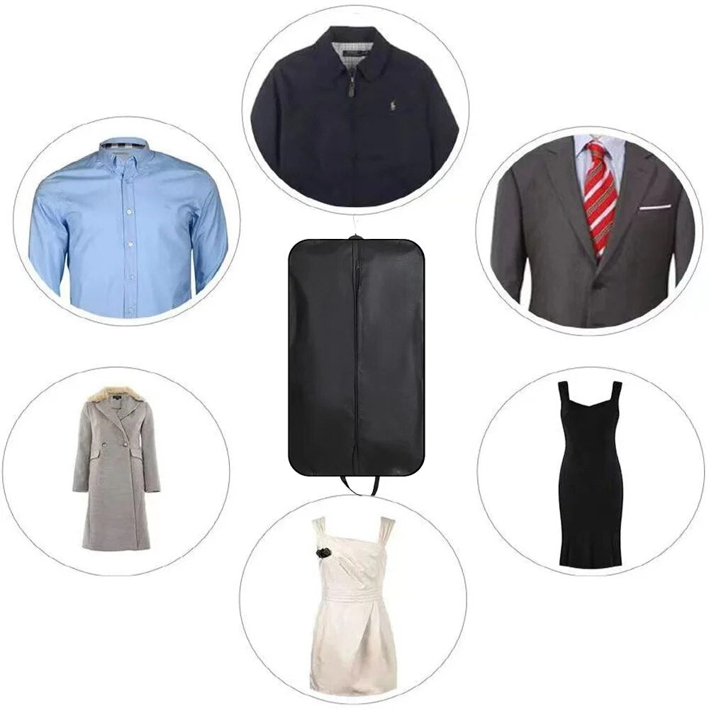 Dustproof Hanging Garment Bag With Monogram Decorative Wreath Initials