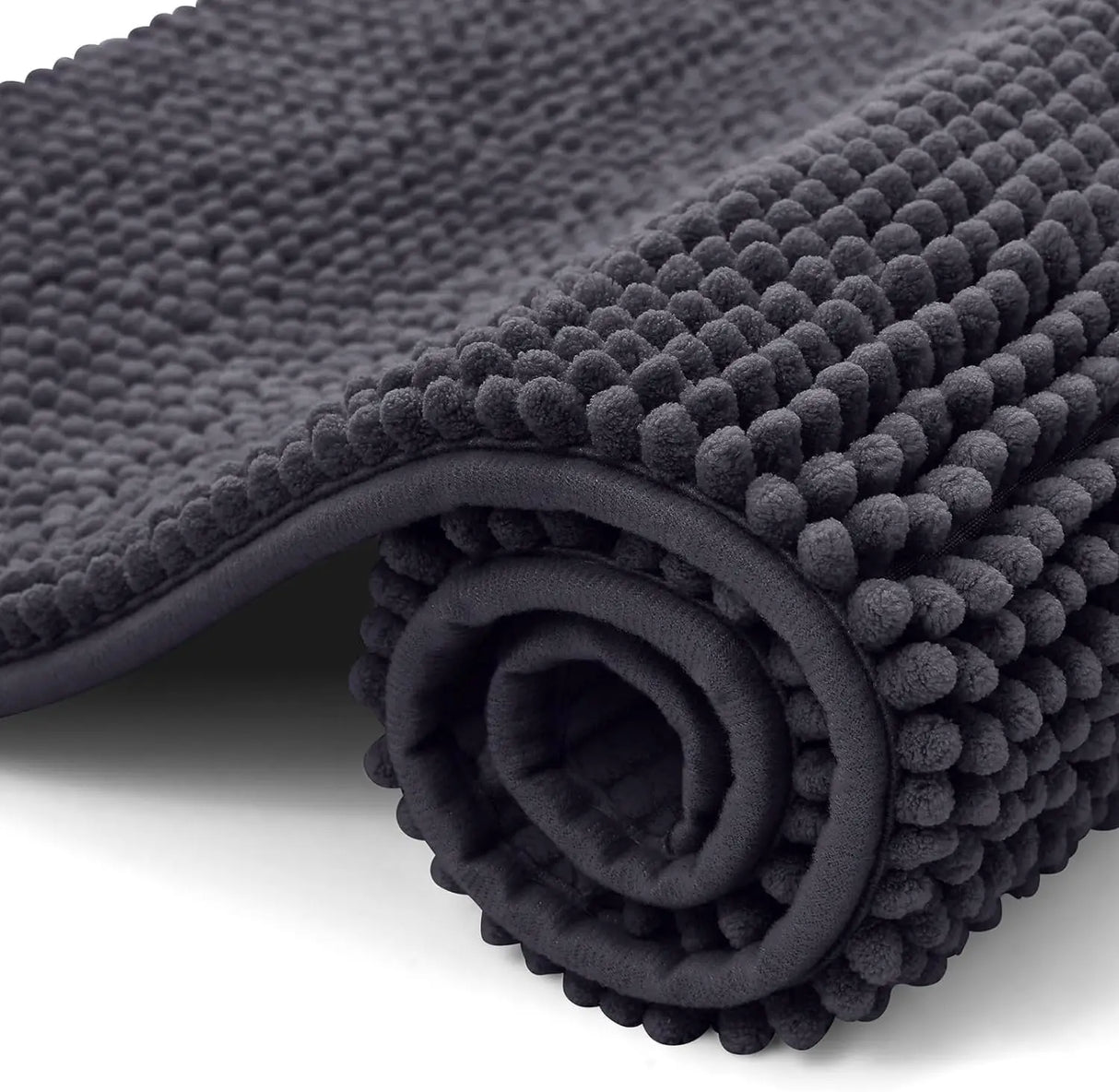 Kitinjoy Chenille Non-slip Washable Quick Drying Bath Mat