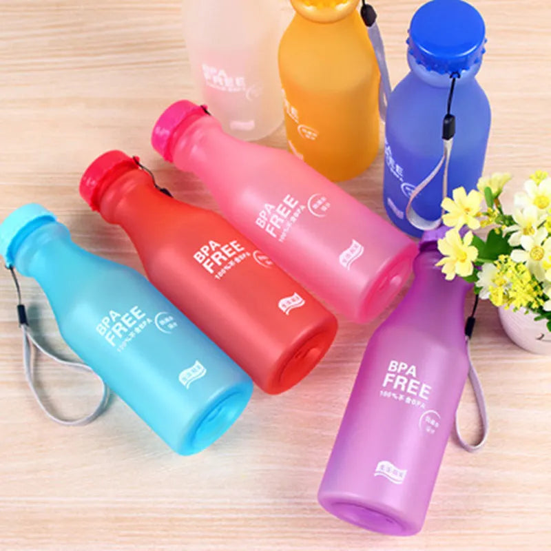 550ML BPA Free Screw Top Water Bottle For Travel, Sports OR Camping.