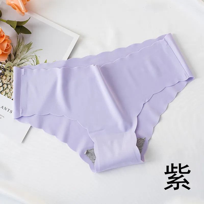 Women's Mid Rise Seamless Silk Briefs