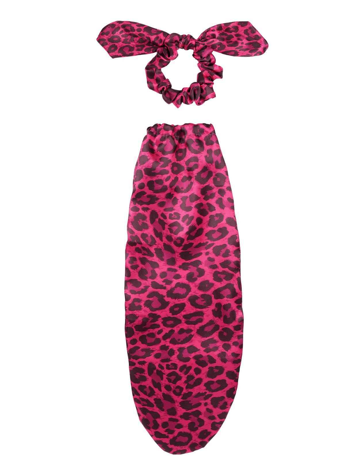 Ladies Satin Sleep Cap with Tie And Hairband