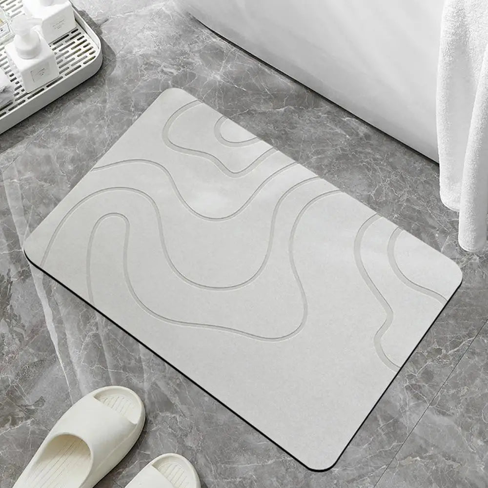 Quick Drying Non Slip Diatomaceous Earth Stone Bath/Kitchen Mat
