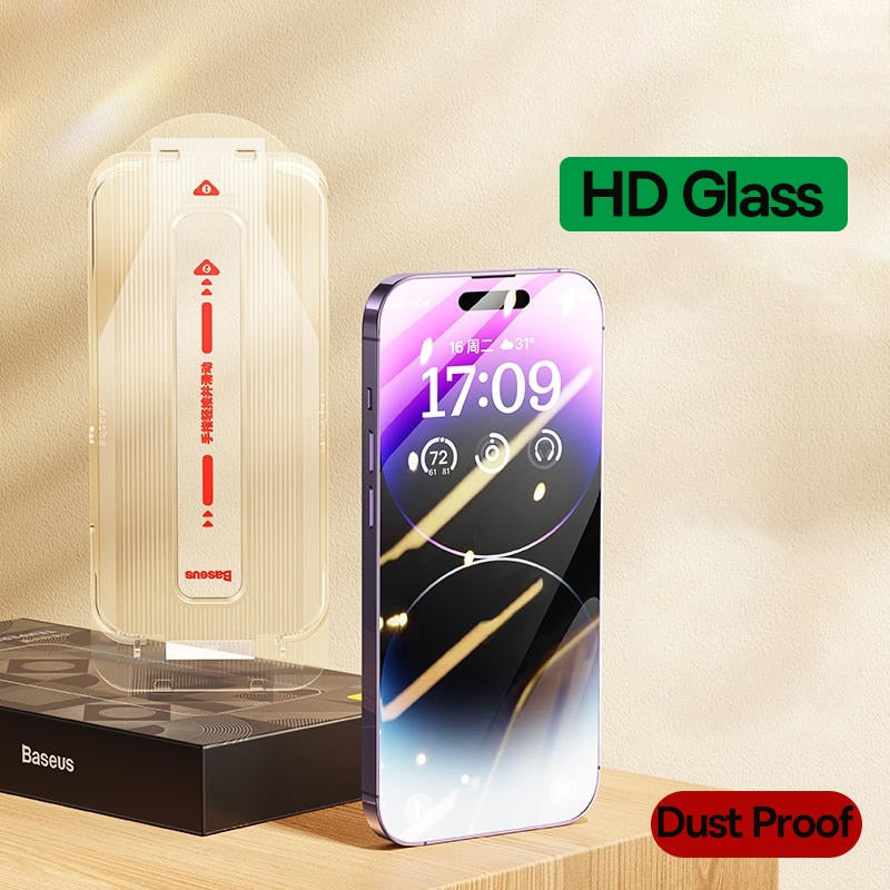 Baseus 0.4mm Corning Tempered Glass for iPhone 14 13 12 11 Pro Max Screen Protector for iPhone XR X XS Max