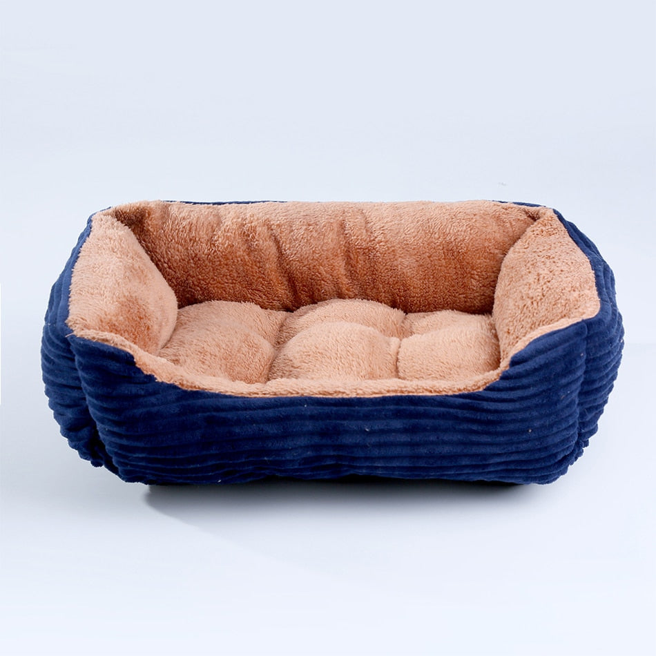 Pet Square Plush Kennel Bed Cushion.