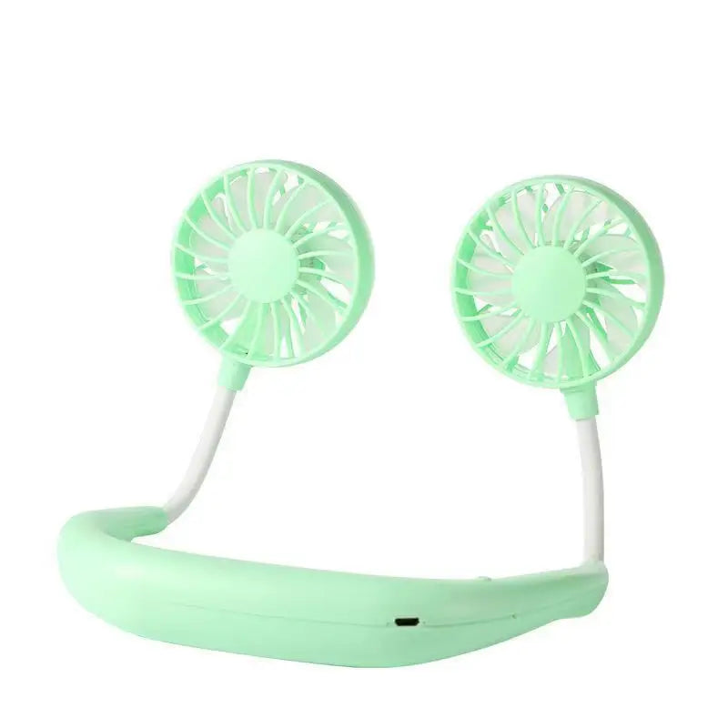 LED Rechargeable 3 Speed Silent Neck Fan