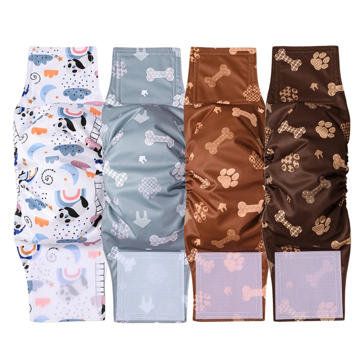 2/3/4/5Pack Cotton Cloth Diaper For Male Dogs