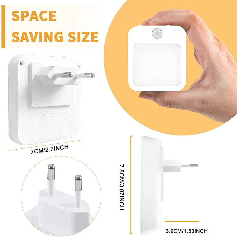 Plug In LED Motion Sensor Night Light.