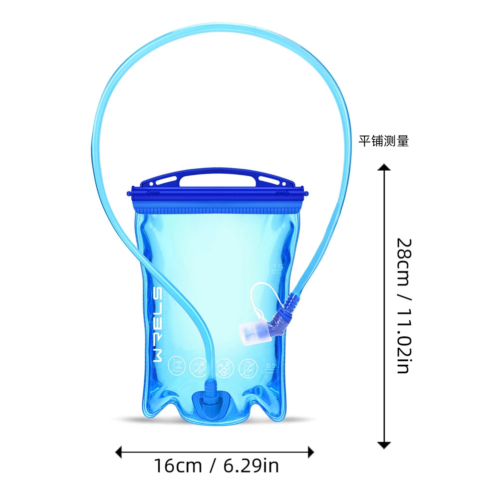 WRELS 1L/1.5L/2L/3LFoldable Outdoor Backpack Drinking Water Bag