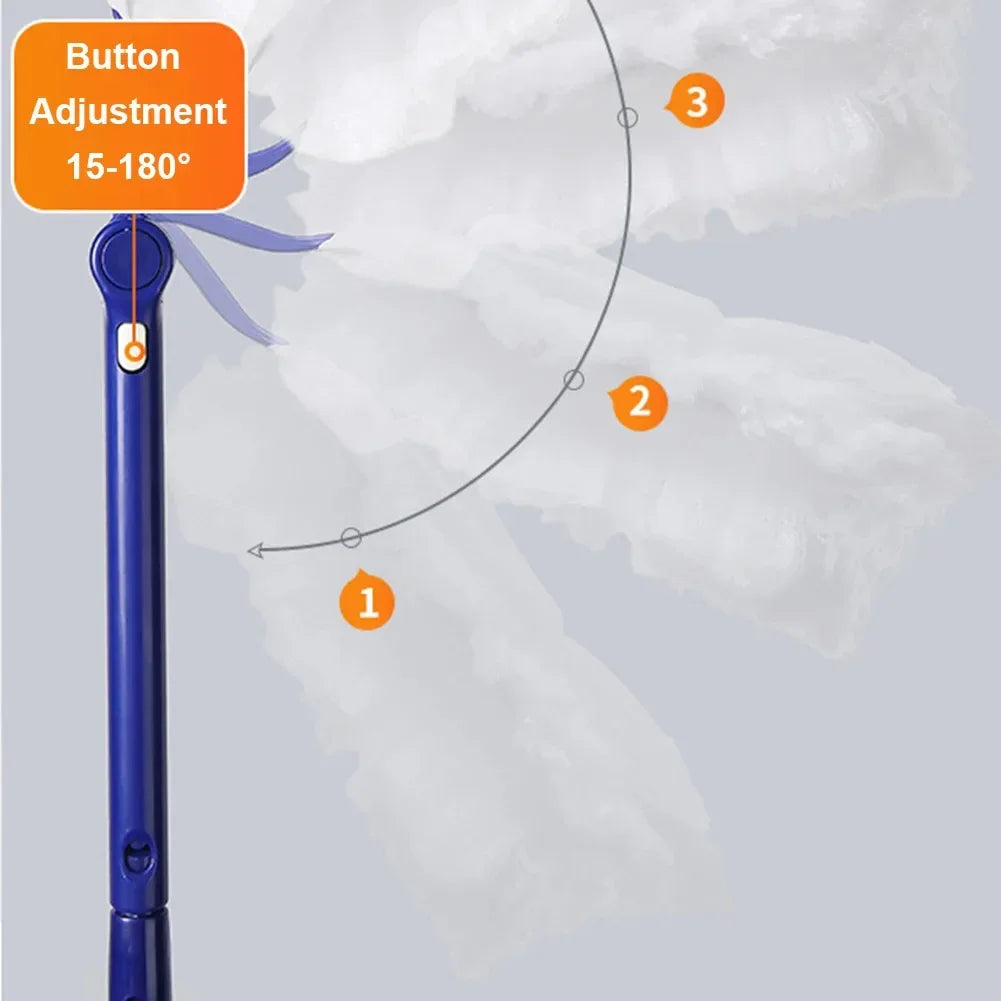 Disposable Electrostatic Dust Fiber Cloth And Handle