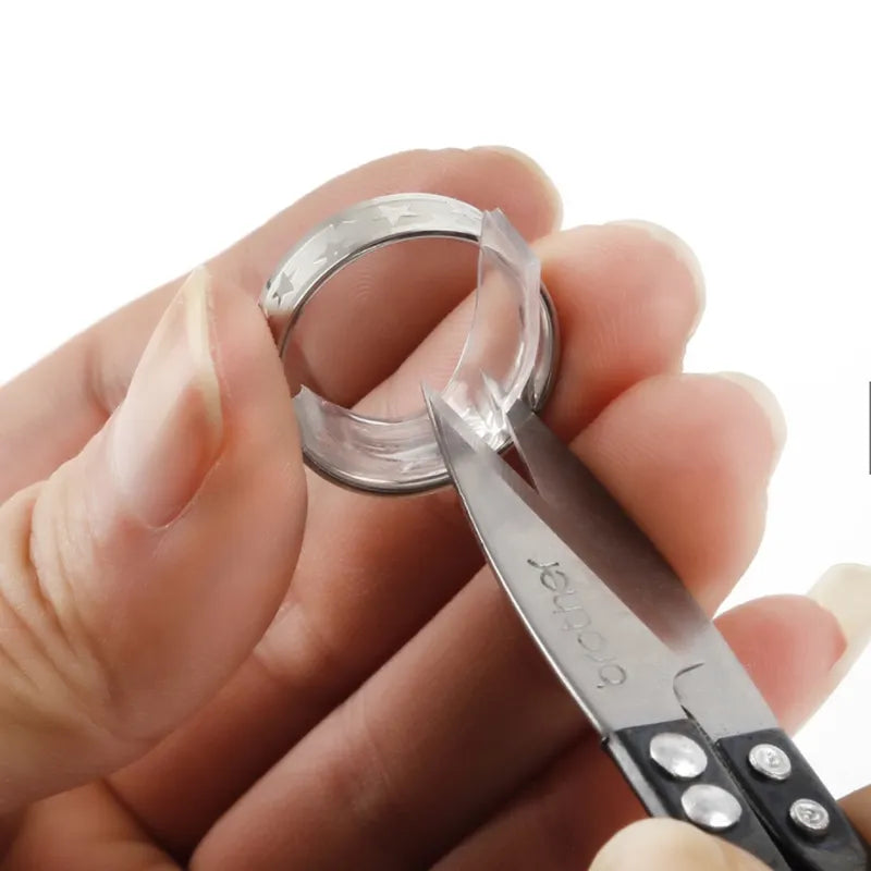 Silicone Transparent Adhesive Ring Size Adjuster