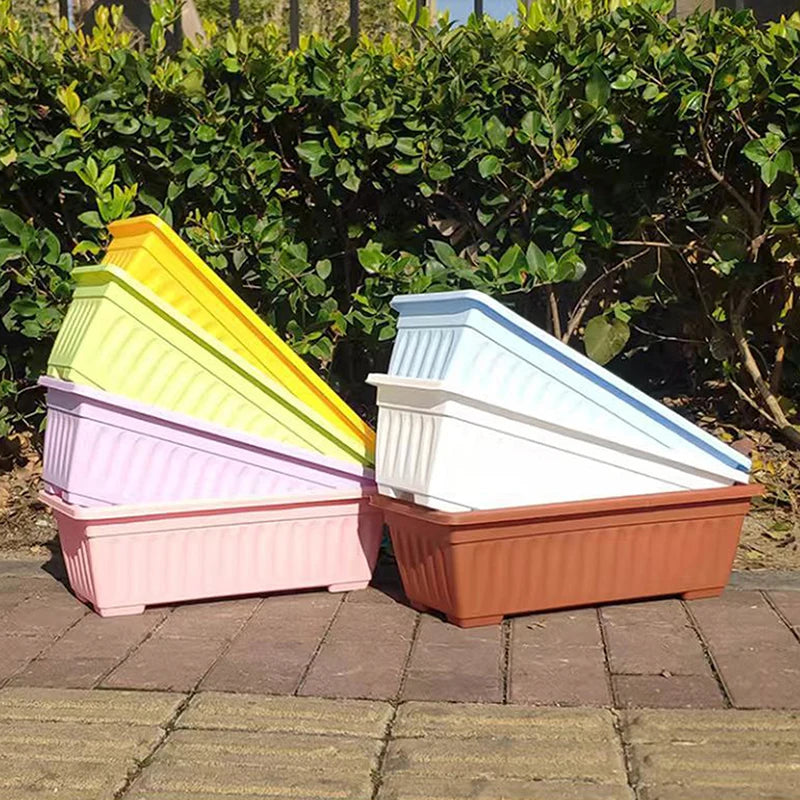 1 Plastic Rectangular Vegetable Planter