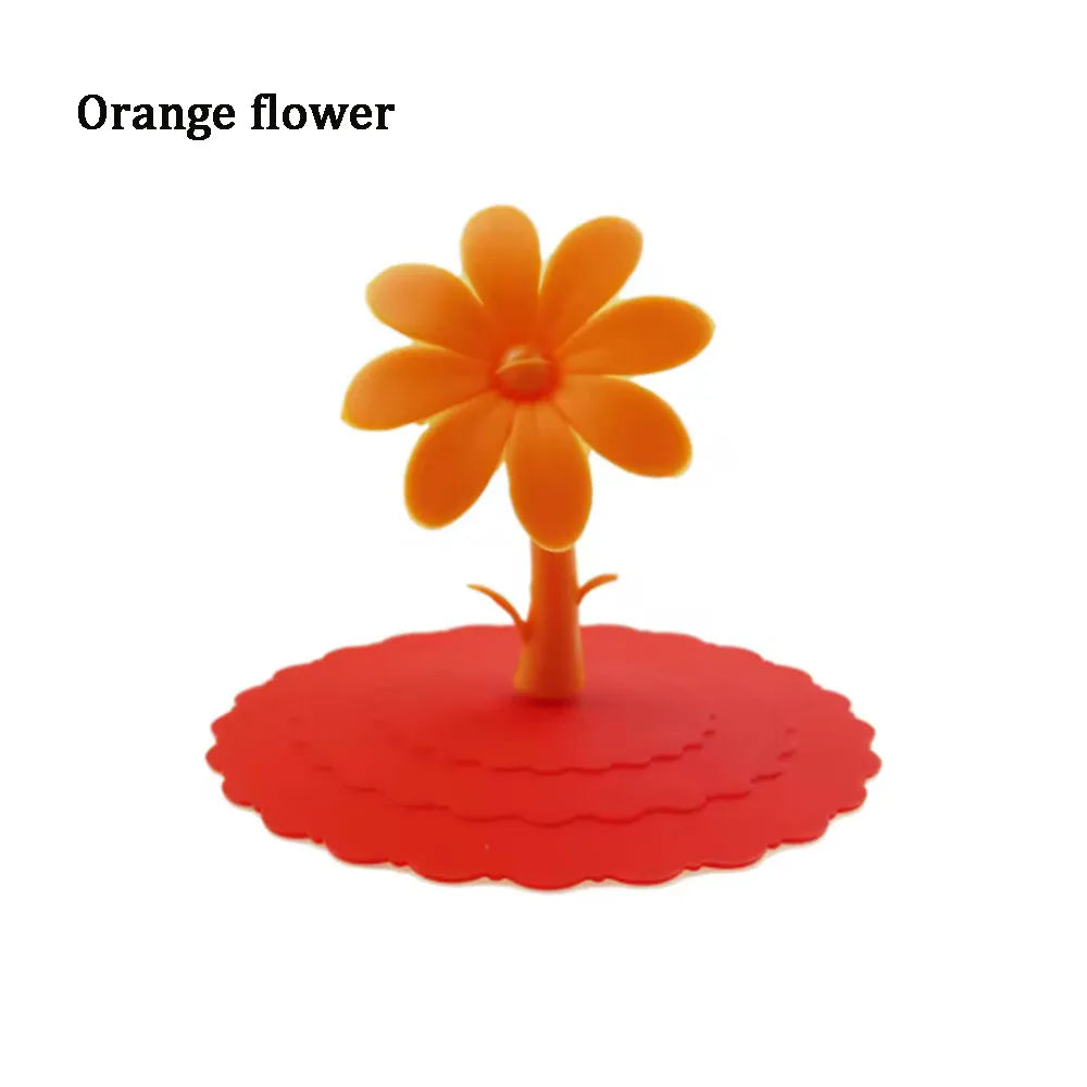 1PC High Temperature 10cm Silicone Cup Lids