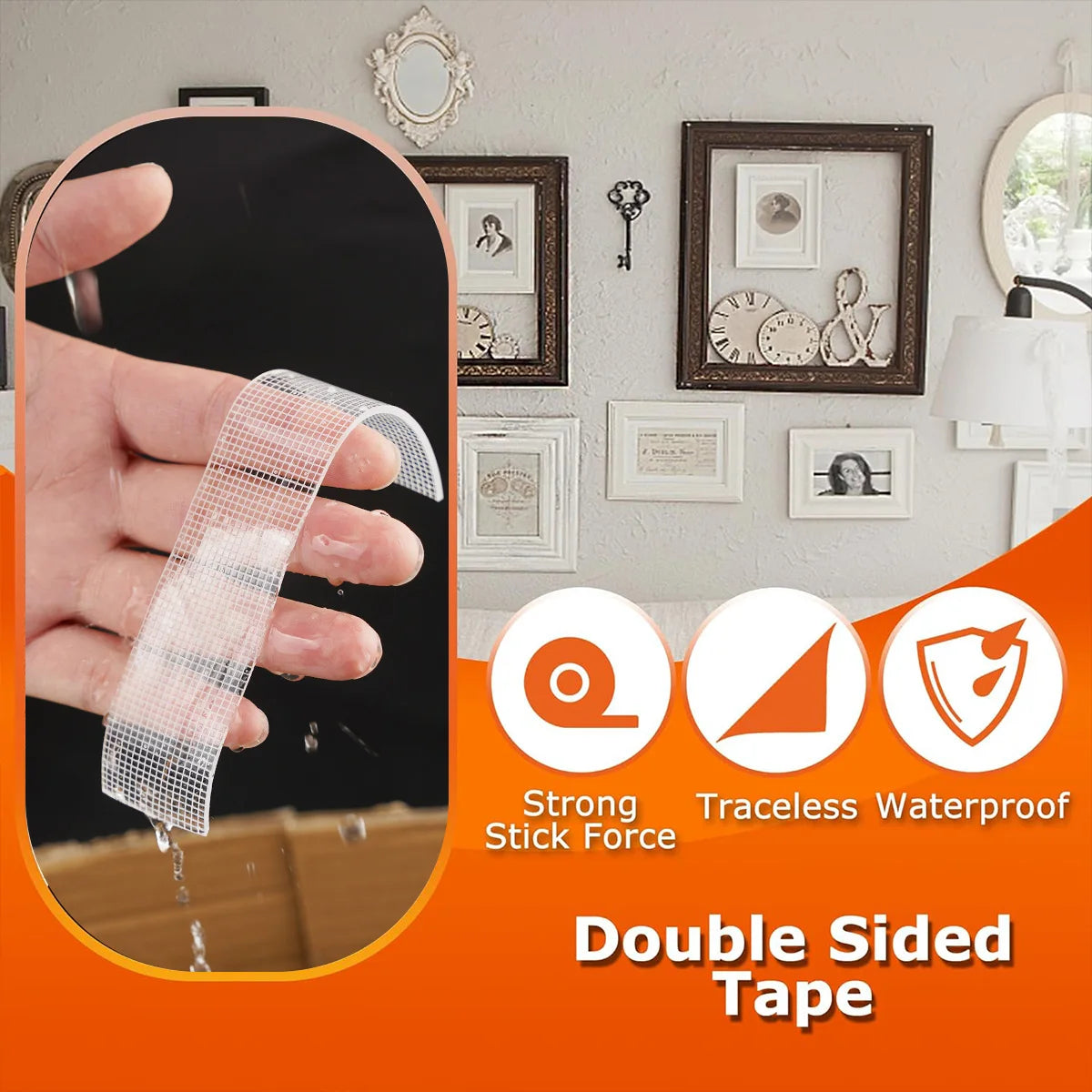 5m Nano Double-Sided Clear Adhesive Heavy-Duty Tape