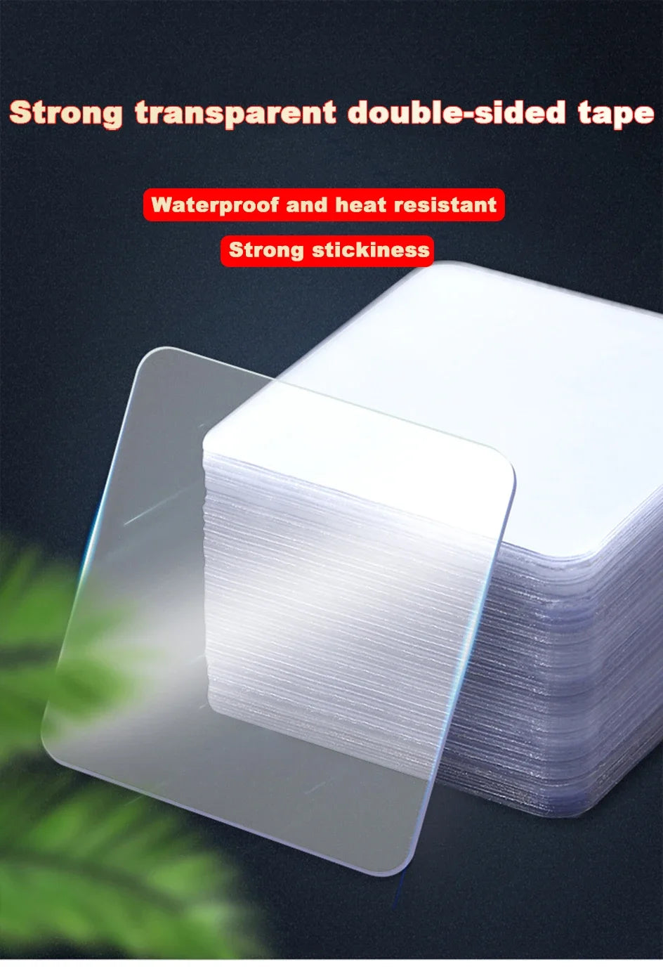 Double Sided Heavy Duty, Washable Adhesive Mounting Tape
