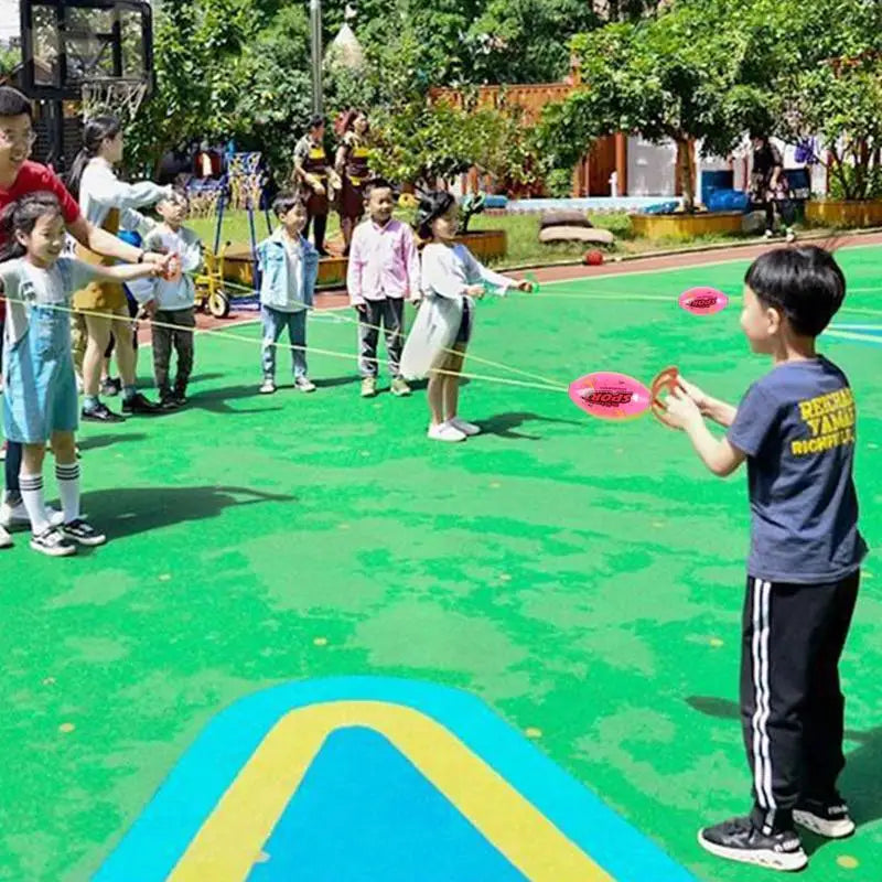 Children's Hand Pulled Elasticity Shuttle Ball For Arm Strength