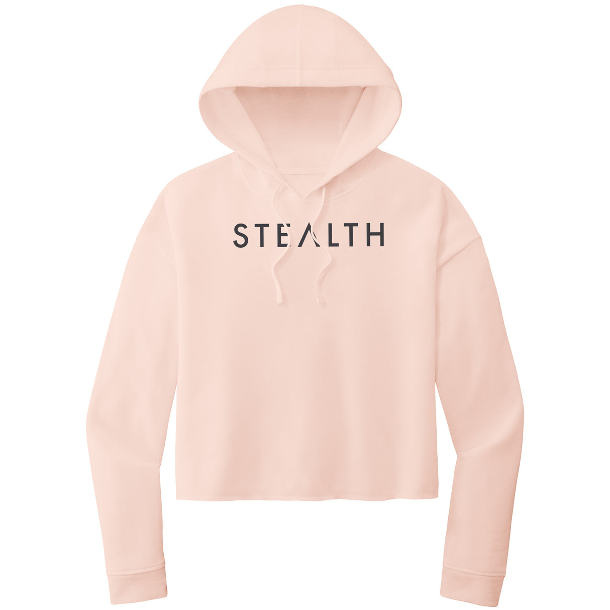 STEALTH ITC Womens Lightweight Crop Hooded Sweatshirt