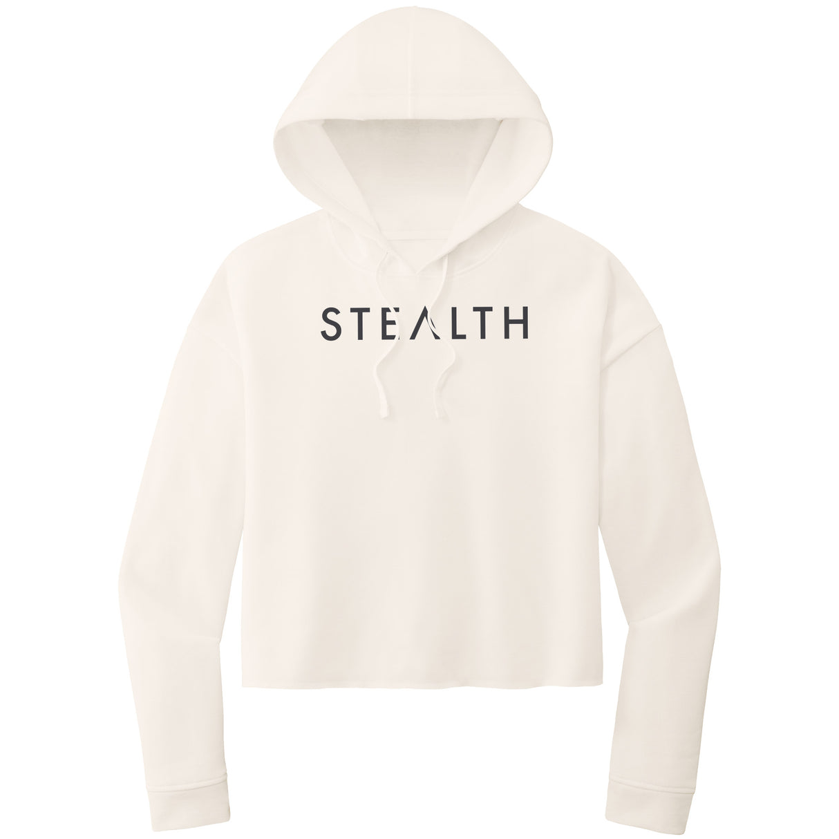 STEALTH ITC Womens Lightweight Crop Hooded Sweatshirt