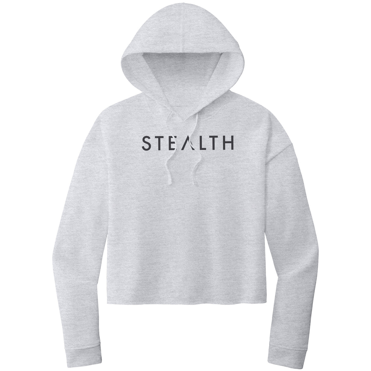 STEALTH ITC Womens Lightweight Crop Hooded Sweatshirt